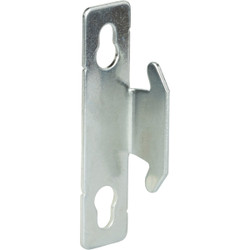 Kenney Single Silver Curtain Rod Bracket (2-Pack) KN851NP