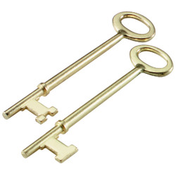 Lucky Line Zinc Skeleton Key, (2-Pack) 87202