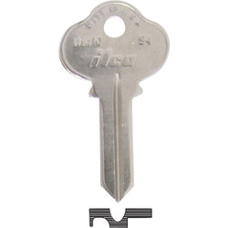 ILCO Sargent Nickel Plated House Key, S4 / 1010 (10-Pack) AL4105814B