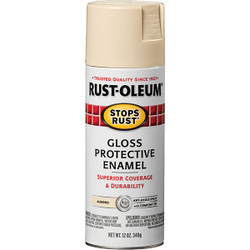 Rust-Oleum Stops Rust Almond Gloss 12 Oz. Anti-Rust Spray Paint 7770830