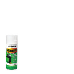 Rust-Oleum White Flat 12 Oz. High Heat Spray Paint 7751830