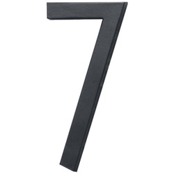 Hy-Ko Architectural Series 6 In. Satin Black House Number Seven FM-6/7