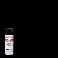 Rust-Oleum Stops Rust Gloss Black 12 Oz. Anti-Rust Spray Paint 7779830