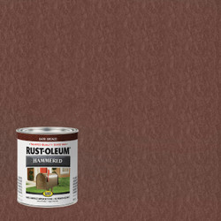 Rust-Oleum Stops Rust Hammered Paint, Dark Bronze, 1 Qt. 239075