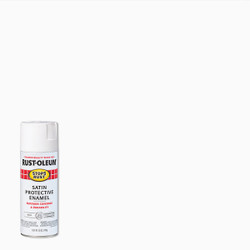 Rust-Oleum Stops Rust Decor 12 Oz. Satin Spray Paint, White 7791830