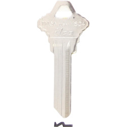 ILCO Schlage Nickel Plated House Key, SC4 / 1145A (10-Pack) AL4425300B