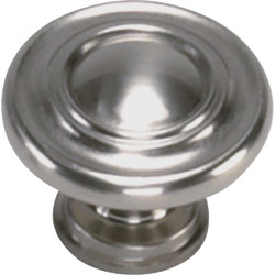 Laurey Nantucket Round 1-3/8 In. Dia. Satin Pewter Cabinet Knob 51839