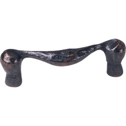 Laurey Rustica Nova 3 In. Center-To-Center Oil Rubbed Bronze Cabinet Drawer Pull