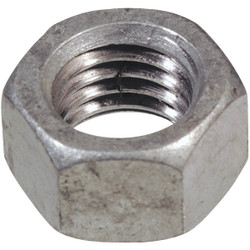 Hillman 3/8 In. 16 tpi Grade 2 Galvanized Zinc Hex Nuts (100 Ct.) 810509
