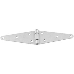 National 6 In. Stainless Steel Heavy Strap Hinge