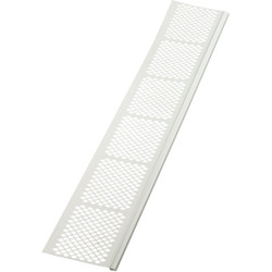 Amerimax 6-1/2 In. x 3 Ft. White Vinyl Gutter Guard 85370