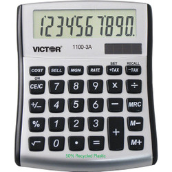 Staples Basic Solar & Battery 12-Digit Black Calculator TR290/ST290CC