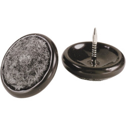 Do it 1-1/4 In. Round Nail on Furniture Glide,(4-Pack) 210137