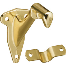 National Bright Brass Handrail Bracket with Fasteners N830131