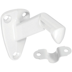 National White Zinc Die-Cast With Steel Strap Handrail Bracket N248351