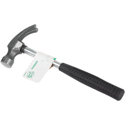 Smart Savers 8 Oz. Smooth-Face Curved Claw Hammer with Steel Handle Pack of 12