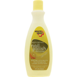 Health Smart 8 Oz. Lemon Nail Polish Remover HS-00298 Pack of 24