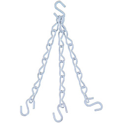 National V2663 18 In. White Metal Hanging Plant Extension Chain N275040