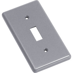 Steel City Single Toggle Switch 4-1/4 In. x 2-5/16 In. Handy Box Cover HB1SW
