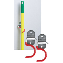 Wall Mount Vinyl Coated Storage Handle Hook 210773