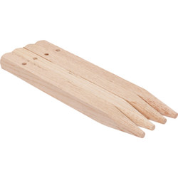 Madison Mill 12 In. Oak Wood Plant Stake (4-Pack) 401104