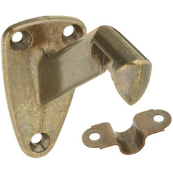 National Antique Brass Zinc Die-Cast With Steel Strap Handrail Bracket N159566