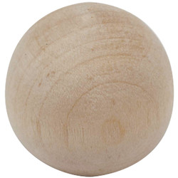 Do it Wood Hardwood Round 1-1/2 In. Cabinet Knob, (2-Pack) 11405DI-1.5