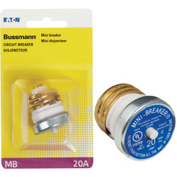 Bussmann 20A 125V Time-Delay Mini-Breaker BP/MB-20