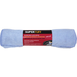 Trimaco SuperTuff 14 In. x 14 In. Blue Microfiber Wipers (8-Pack) 10827