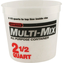 Leaktite 2.5qt Mixing Container 2-5Q05MM050