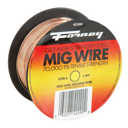Forney ER70S-6 Mild Steel Mig Wire, 0.024 In., 2 Lb. 42290