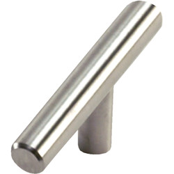 Laurey Melrose T-Shaped 2 In. Stainless Steel Cabinet Knob 89013
