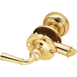 National Polished Brass Storm Door Knob Latch N100047