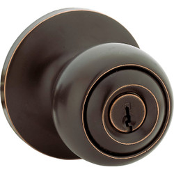 Steel Pro Oil Rubbed Bronze Entry Door Knob  6872ORB-ET CP