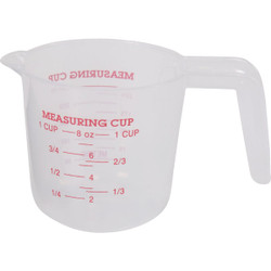 Norpro 1 Cup White Plastic Measuring Cup 3035