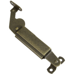 National Catalog V1893 Antique Brass Left-Handed Spring Lid Support N208660