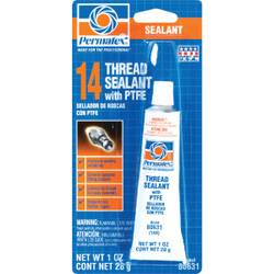 PERMATEX 1 Fl. Oz. White Thread Sealant with PTFE 80631