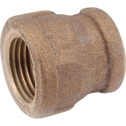 Anderson Metals 3/8 In. x 1/4 In. Threaded Reducing Brass Coupling 738119-0604