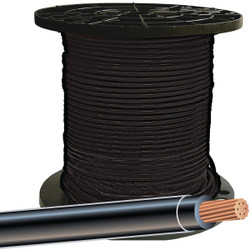 Southwire 500 Ft. 6 AWG Stranded Black THHN Electrical Wire 20493301