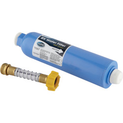 Camco In-Line RV Water Filter with Flexible Hose 40043