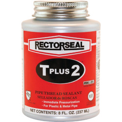 Rectorseal T Plus 8 Oz. White Pipe Thread Sealant with PTFE 23551