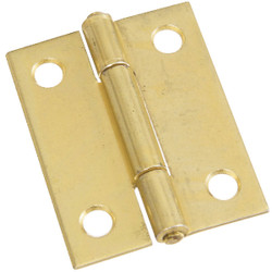 National 2 In. Brass Tight-Pin Narrow Hinge (2 Count) N146175