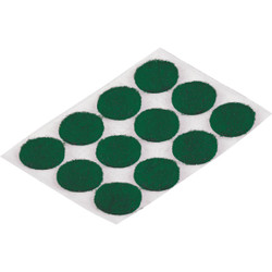 Do it 1/2 In. Green Round Felt Pad (24-Count) 230413