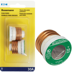 Bussmann 30A T Time-Delay Plug Fuse (2-Pack) BP/T-30