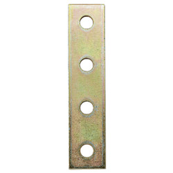 Superstrut 7-1/4 In. L. Flat Goldgalv Electroplated Zinc Bracket ZX207-10