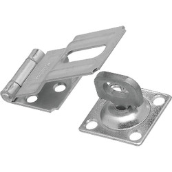 National 3-1/4 In. Zinc Swivel Safety Hasp N102855