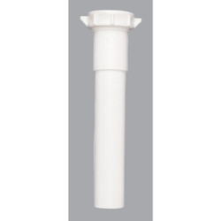 Keeney 1-1/2 In. x 6 In. White Plastic Extension Tube 40-6WK