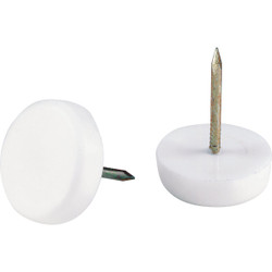 Do it 5/8 In. Plastic Round Nail on Furniture Glide,(4-Pack) 210145