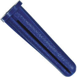 Hillman #8 - #10 Thread x 7/8 In. Blue Conical Plastic Anchor (100 Ct.) 370337