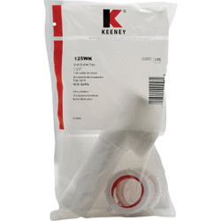 Keeney 1-1/2 In. White Polypropylene End Outlet Tee 125WK